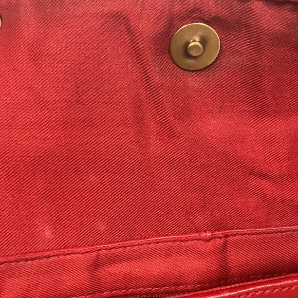 Etienne Aigner Red Leather Shoulder Bag - Picture 6 of 16